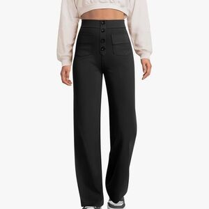 Halara DayStretch High Waisted Pockets Straight Leg Casual Pants M